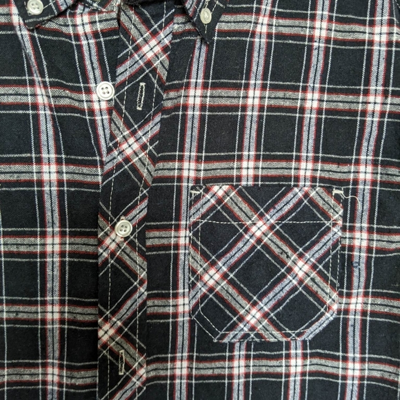 Brantley Gilbert Music Artist Band Country Custom Flannel Button Down Shirt Sz L - Picture 5 of 7